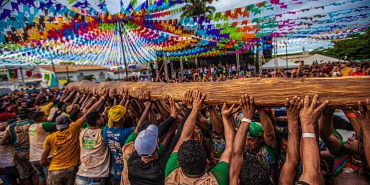 Hasteamento do Pau da Bandeira de Santo Antônio é marcado por muita Cultura, Fé e Alegria